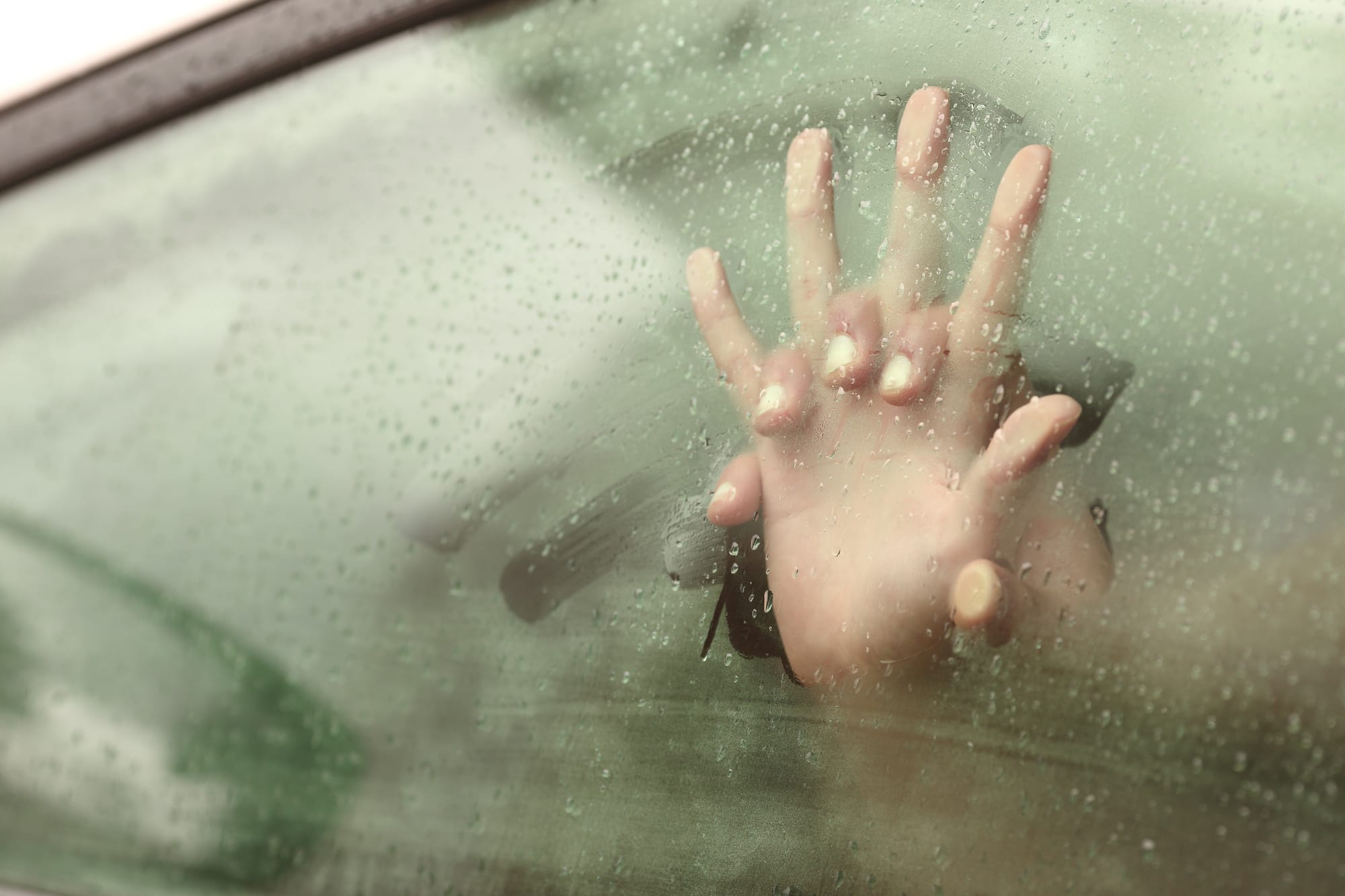 Couple having sex in car